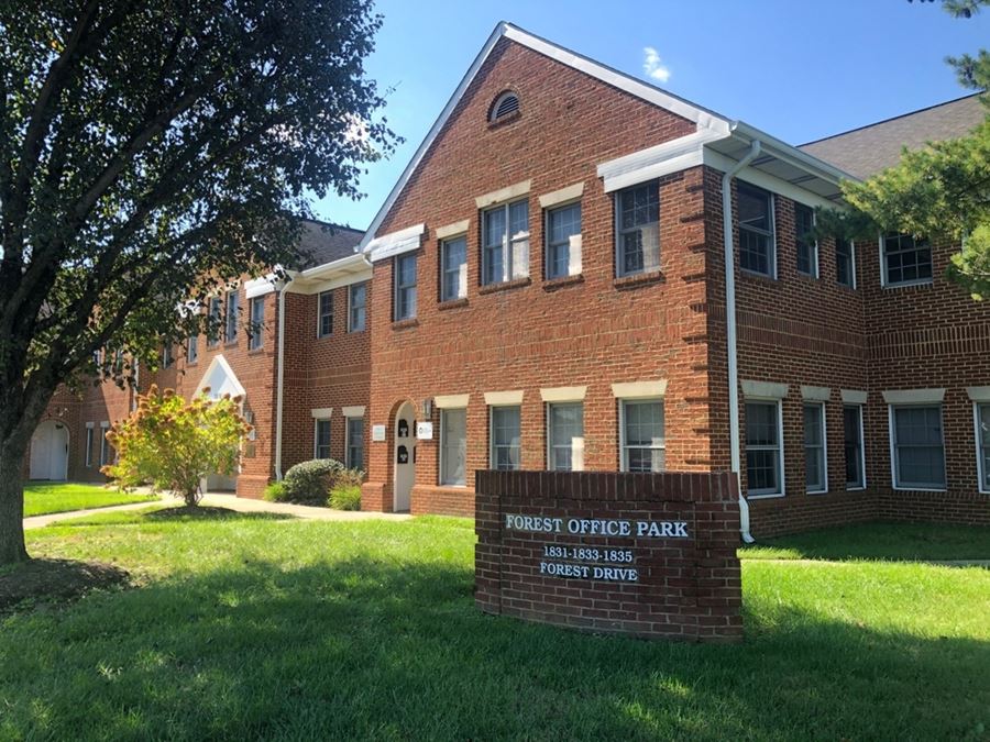 Forest Office Park 1831 Forest Drive, Annapolis, MD Office Space